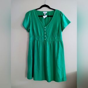 NWT Isabel Green Maternity Dress Size Medium